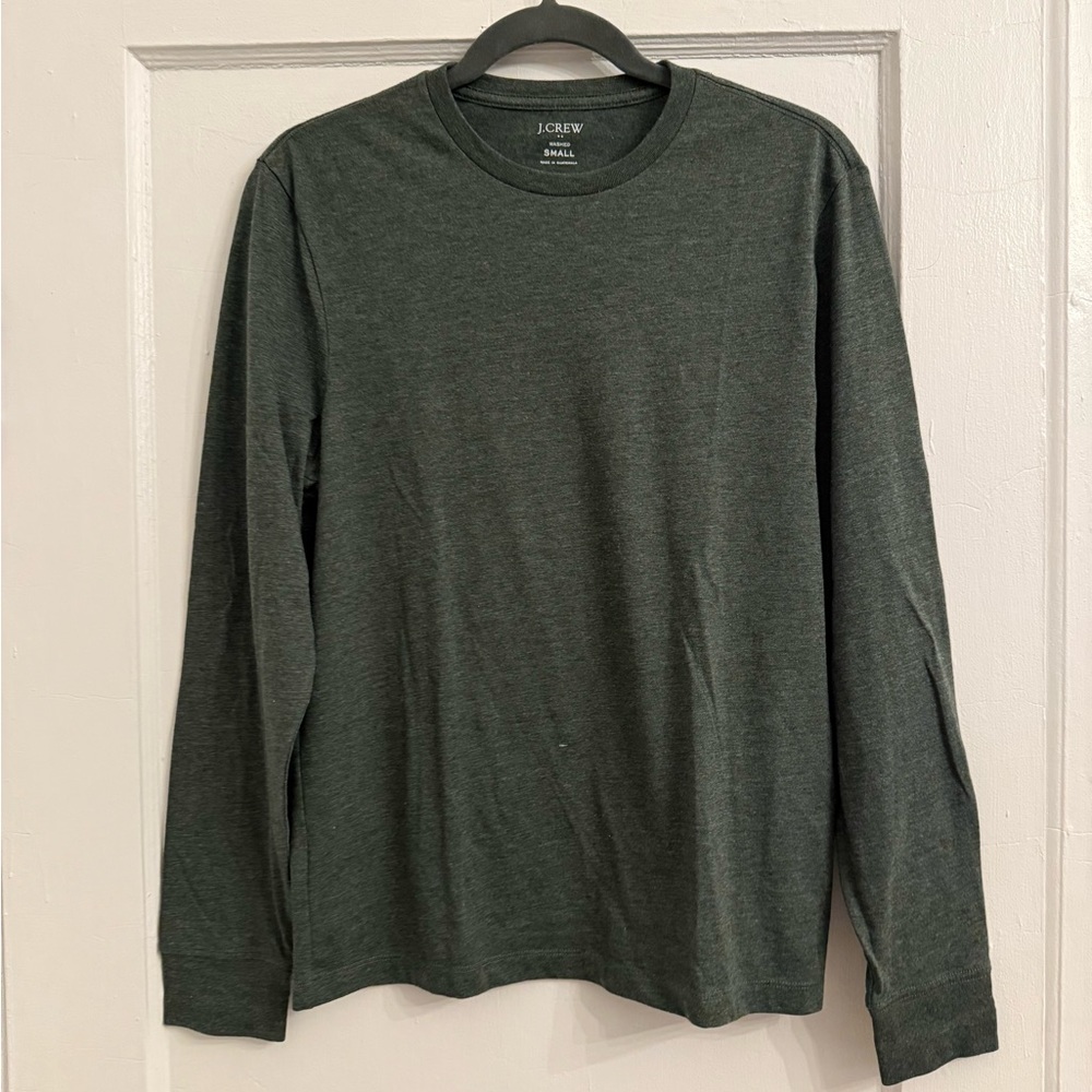 J.Crew Dark Green Long Sleeve Shirt